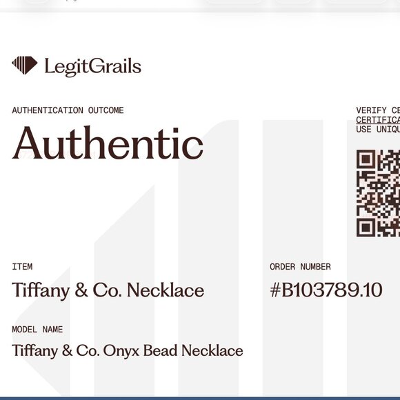 Tiffany & Co. Onyx Bead Necklace With Engraved Toggle Clasp - 925 - Picture 8 of 8